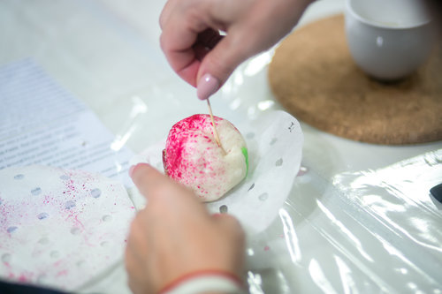 Making a longevity bao takes a lot of work; not only must it taste good, it should look good too!